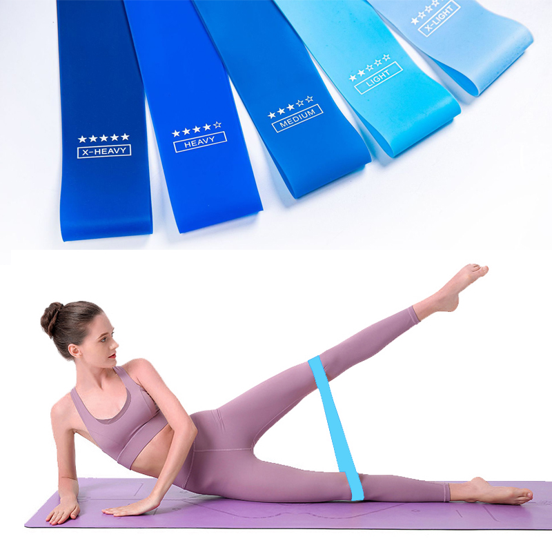 Yoga Fitness Resistance Band - Satu Set Tali Resistensi Elastis untuk