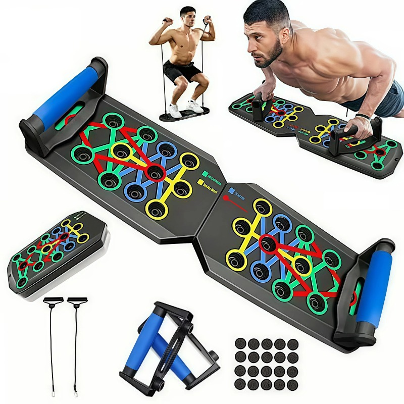 Push Up Board - Papan Push Up Lipat dengan Tali