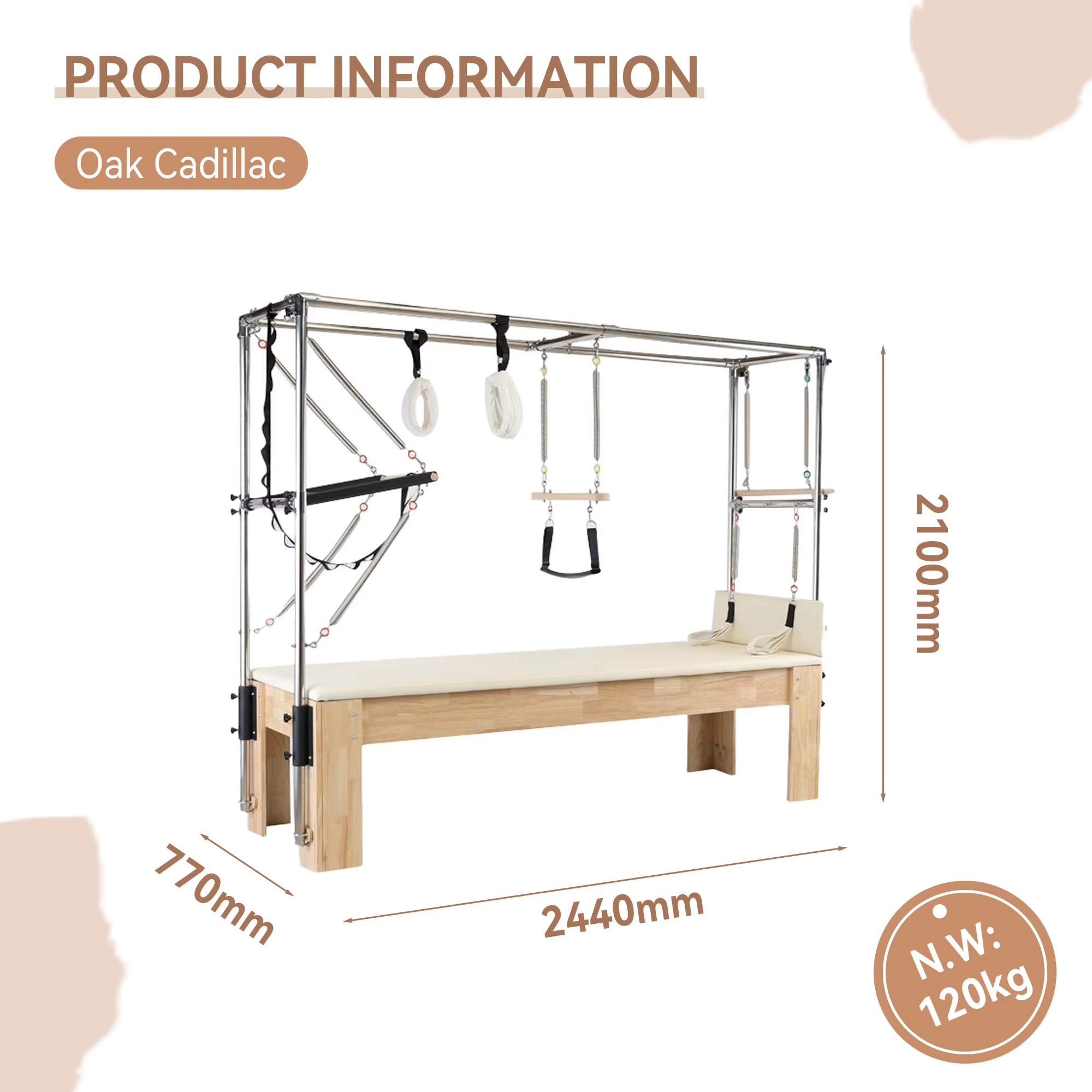 Peralatan Reformer Pilates Kay - Yoga Fitness Training ulasan dan harga