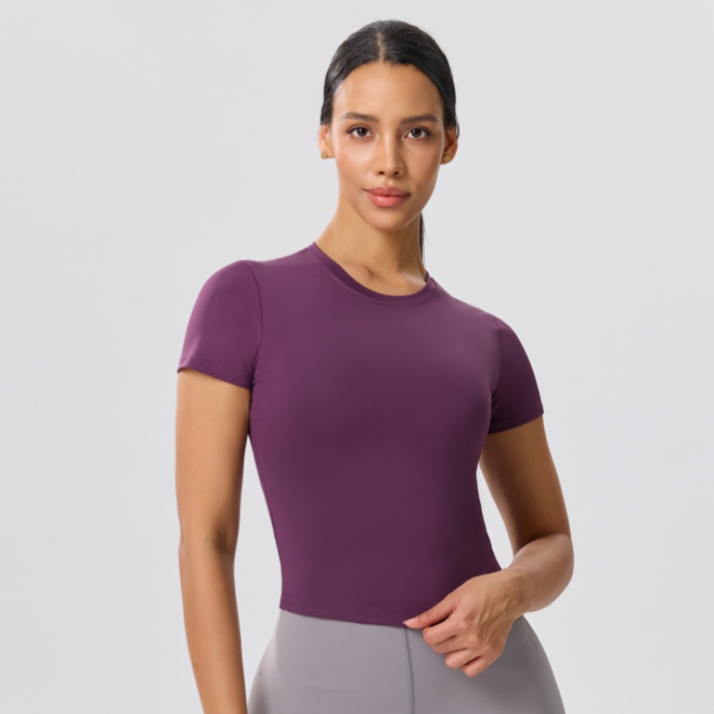 Kaos Yoga Kasual Slim Warna So - Yoga Fitness Training ulasan dan harga