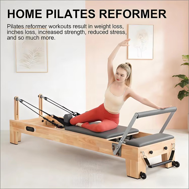 Alat Pilates Reformer, Mesin Y - Yoga Fitness Training ulasan dan harga