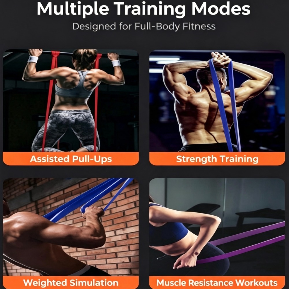 Pita Latihan Ketahanan Tebal,  - Yoga Fitness Resistance Band ulasan dan harga